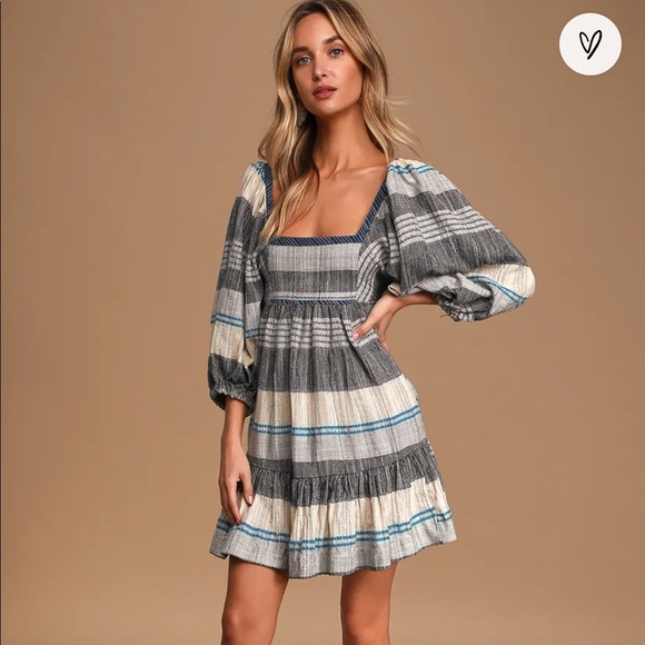 Free People Dresses & Skirts - SOLD Free people all lined up mini dress